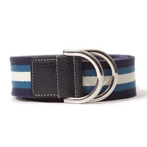 GUCCI sherry line d-ring striped belt